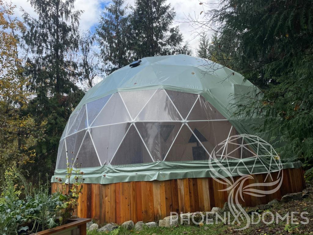 4-Season DELUXE Glamping & Yoga Package Dome - 30'/9m - Phoenix Domes (SC)
