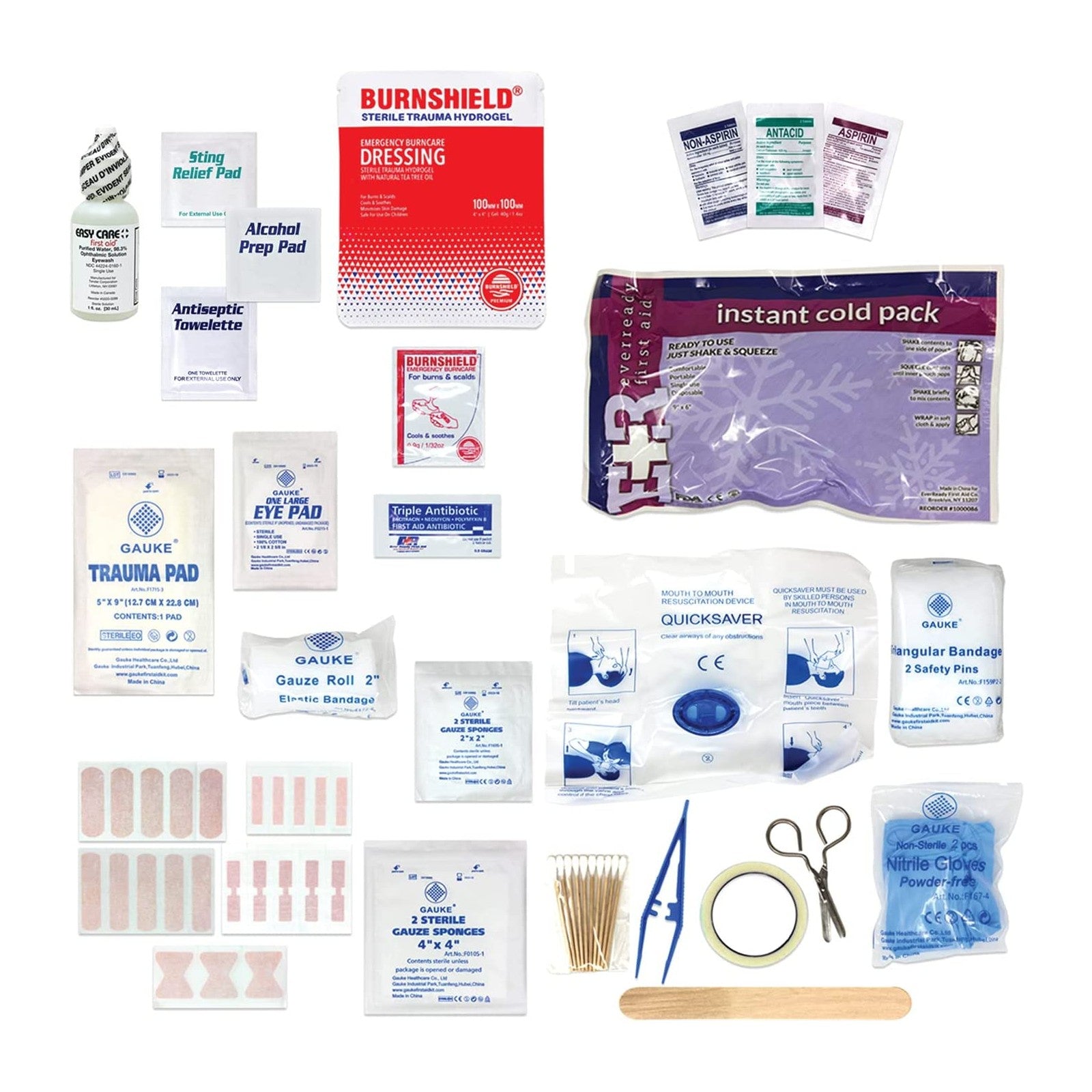 100 Person OSHA/ANSI Compliant First Aid Kit (SC)