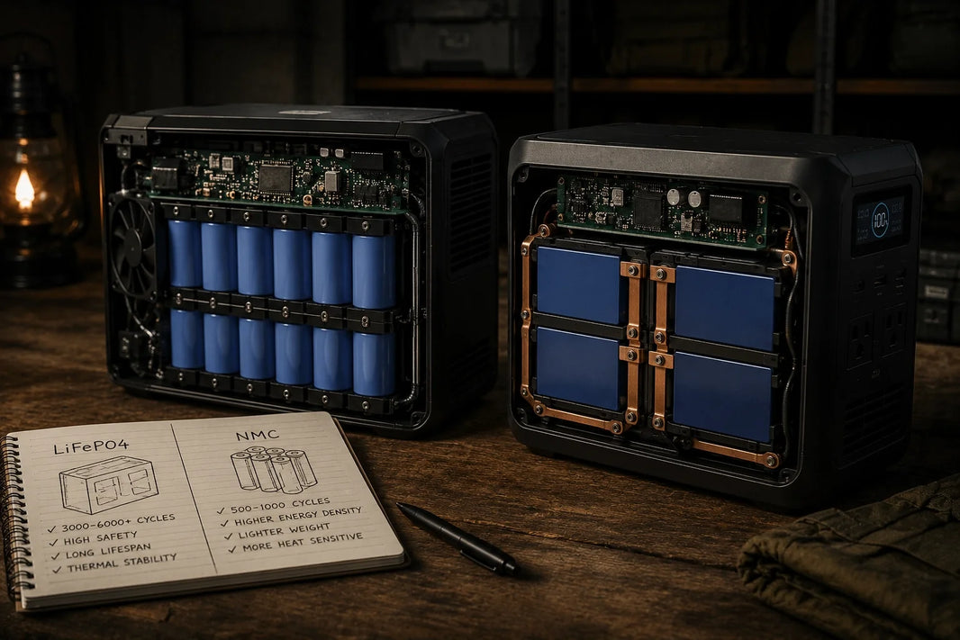 LiFePO4 vs Lithium-Ion Power Stations: Why Battery Chemistry Matters