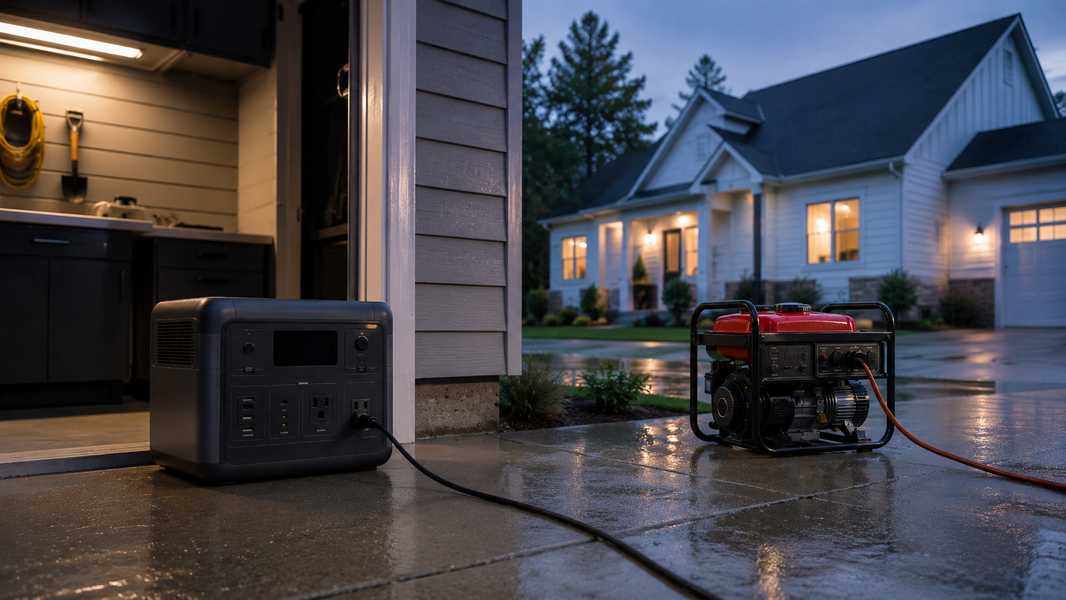 Portable Power Station vs Gas Generator: Which Is Better for Home Backup?