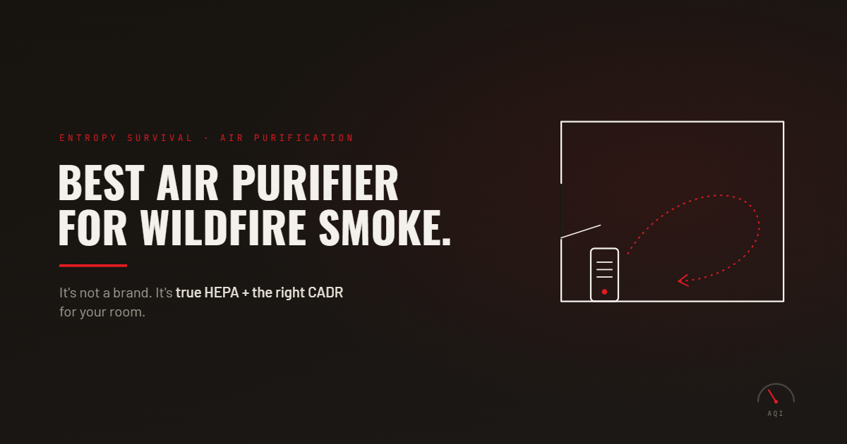 Best Air Purifier for Wildfire Smoke 2026: The 3 I'd Actually Trust