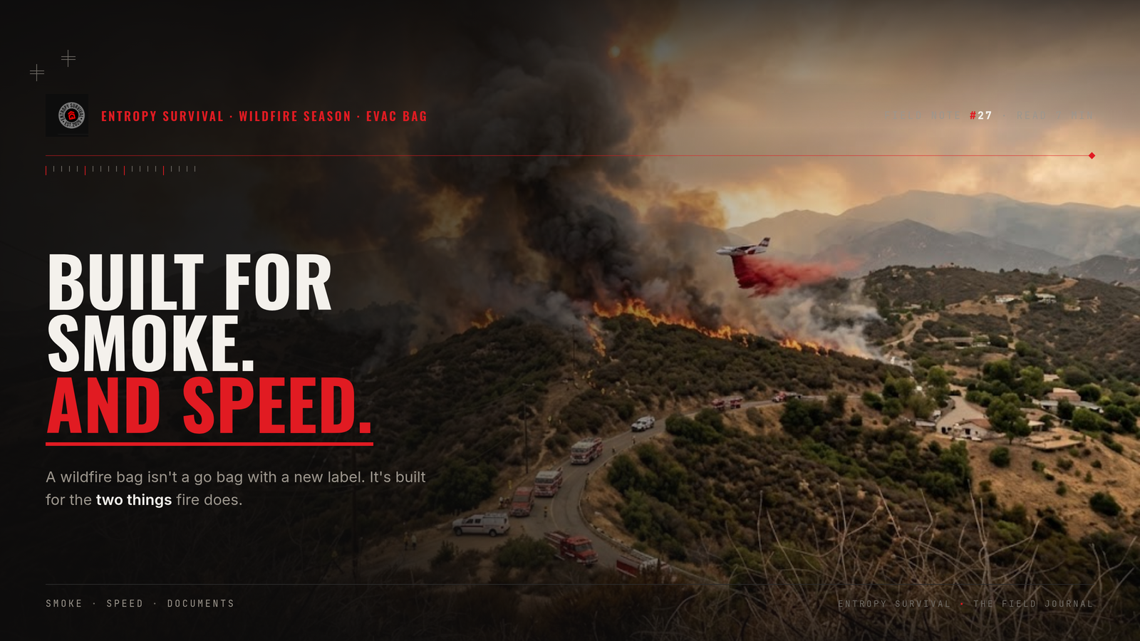 California Wildfire Preparedness: My Actual Evacuation Bag, Not a Generic One