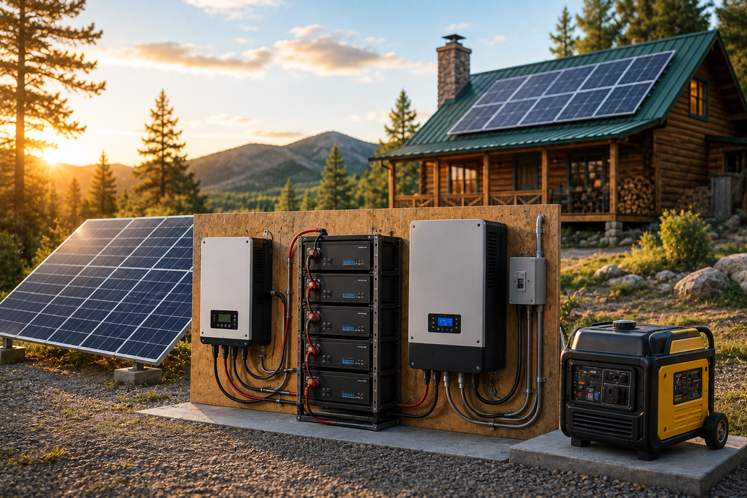 How to Power a Homestead Off the Grid: Solar, Batteries, and Inverters Explained
