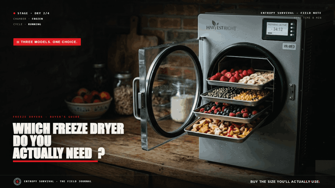 Harvest Right Home Pro vs Home Standard vs Pharmaceutical: Which to Buy