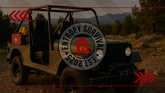 Mahindra Roxor configured as bug out vehicle with emergency preparedness supplies for disaster evacuation
