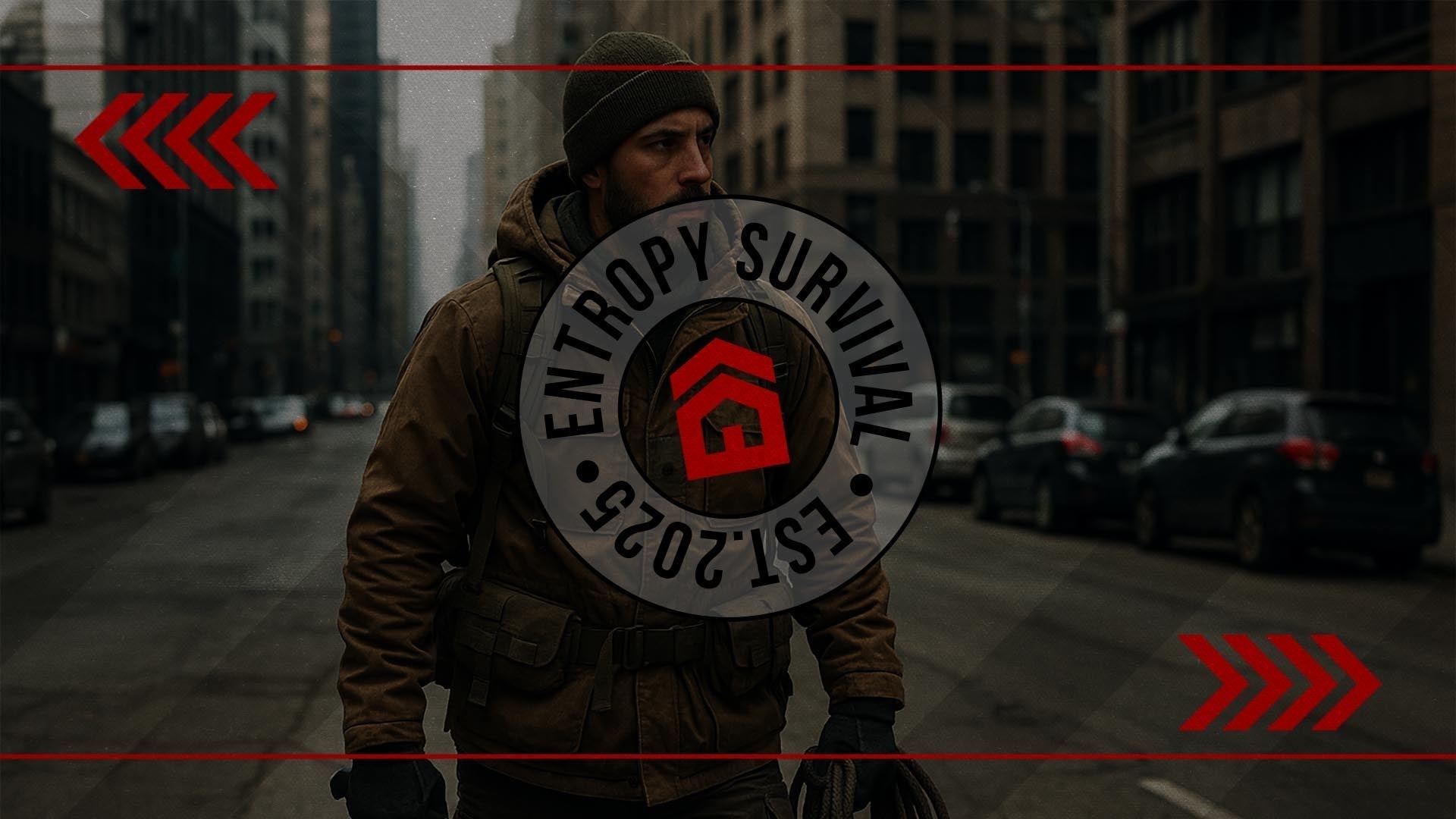 Urban survivalists prepared for city emergencies with Entropy Survival gear and planning