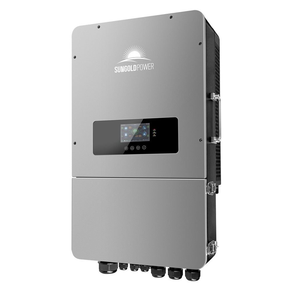 10KW Hybrid Inverter 48V Split Phase Grid Feedback Batteryless (SC)