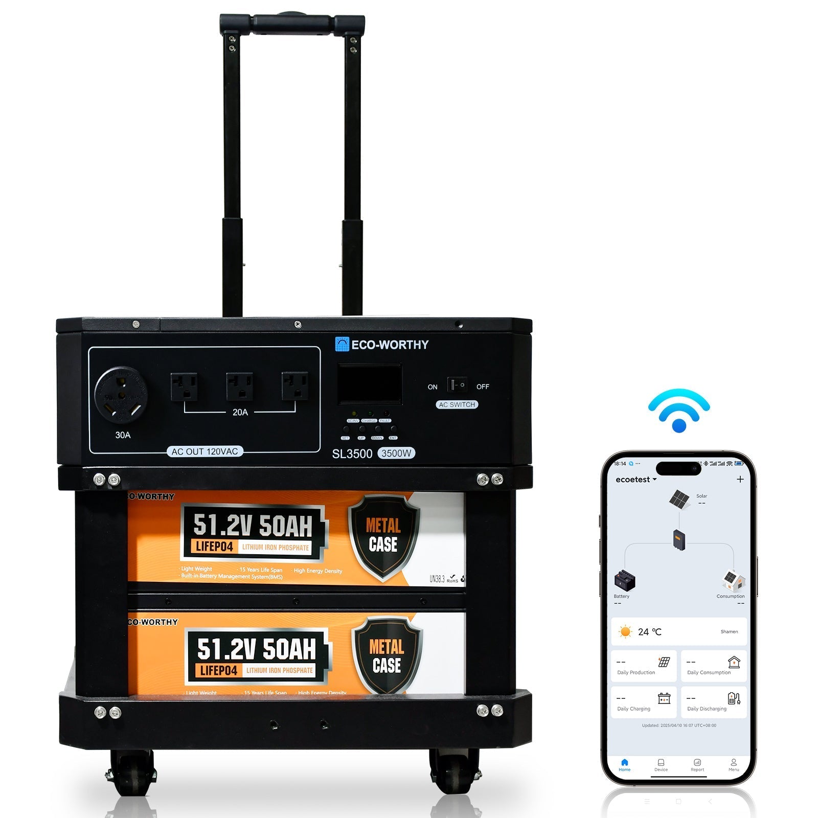 Eco-worthy SL3500 stackable power station (SC)