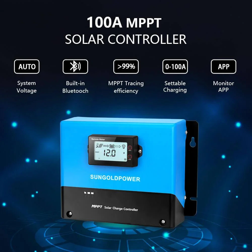 Sungold Power 100 Amp MPPT Solar Charge Controller (SC)