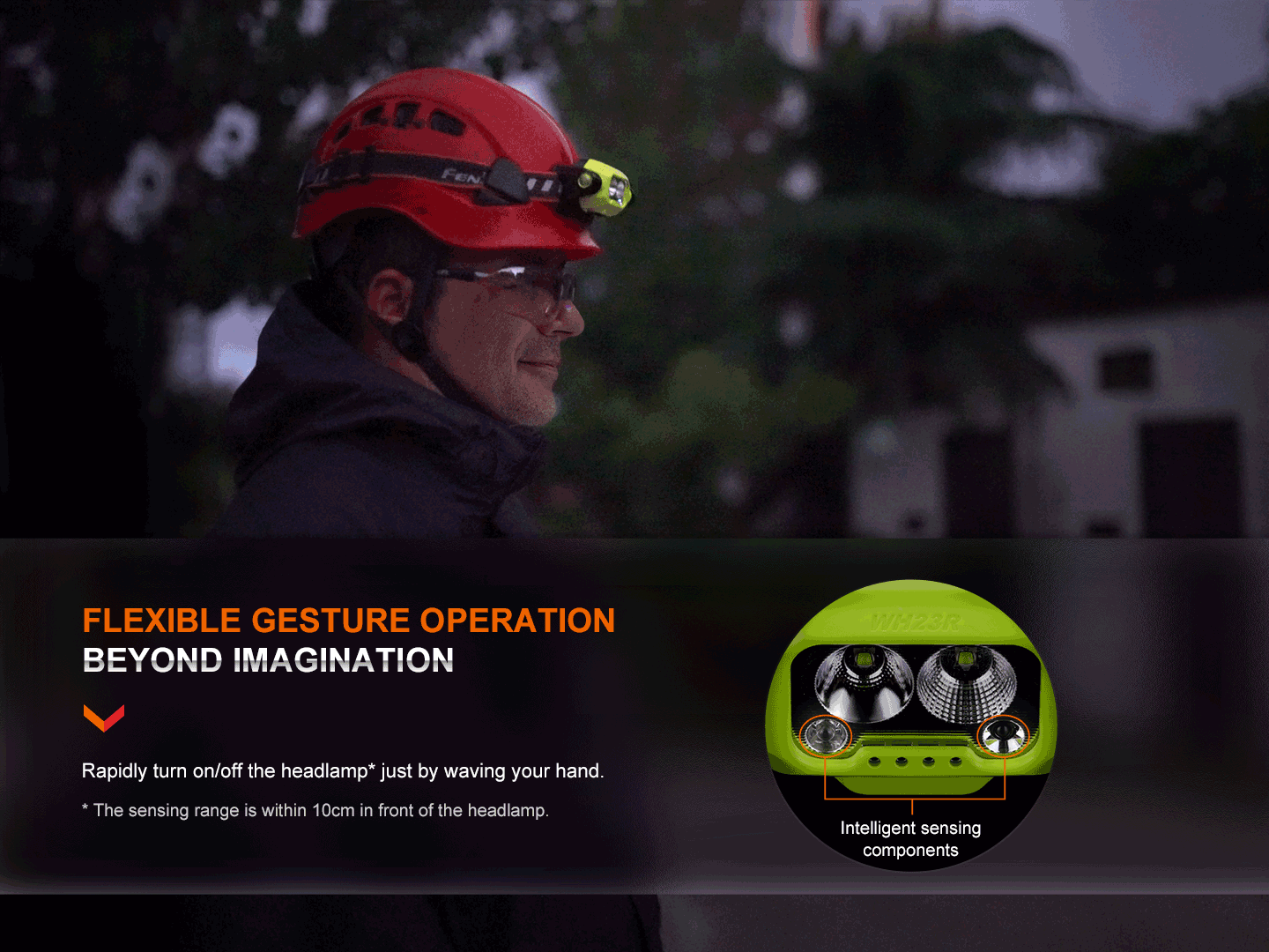 Fenix WH23R Gesture Sensing Industrial LED Headlamp (SC)