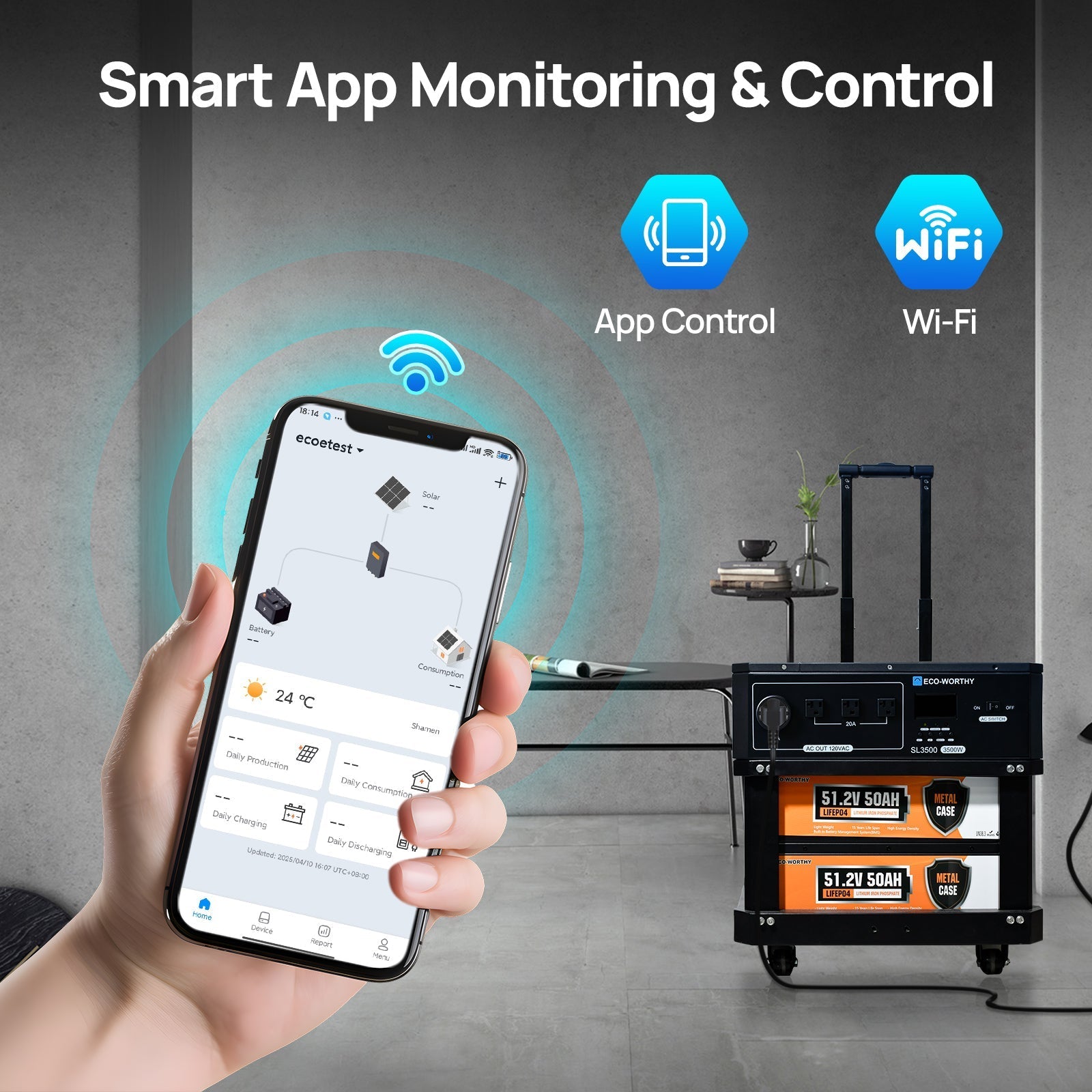 Eco-worthy SL3500 stackable power station (SC)