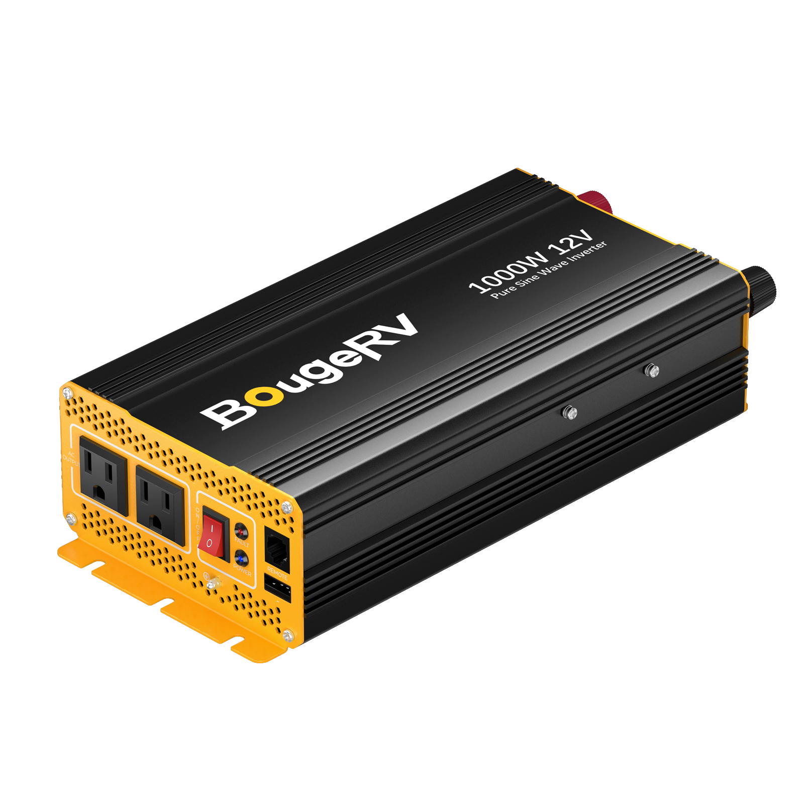 BougeRV 1000W 12V Pure Sine Wave Inverter with Bluetooth (SC)