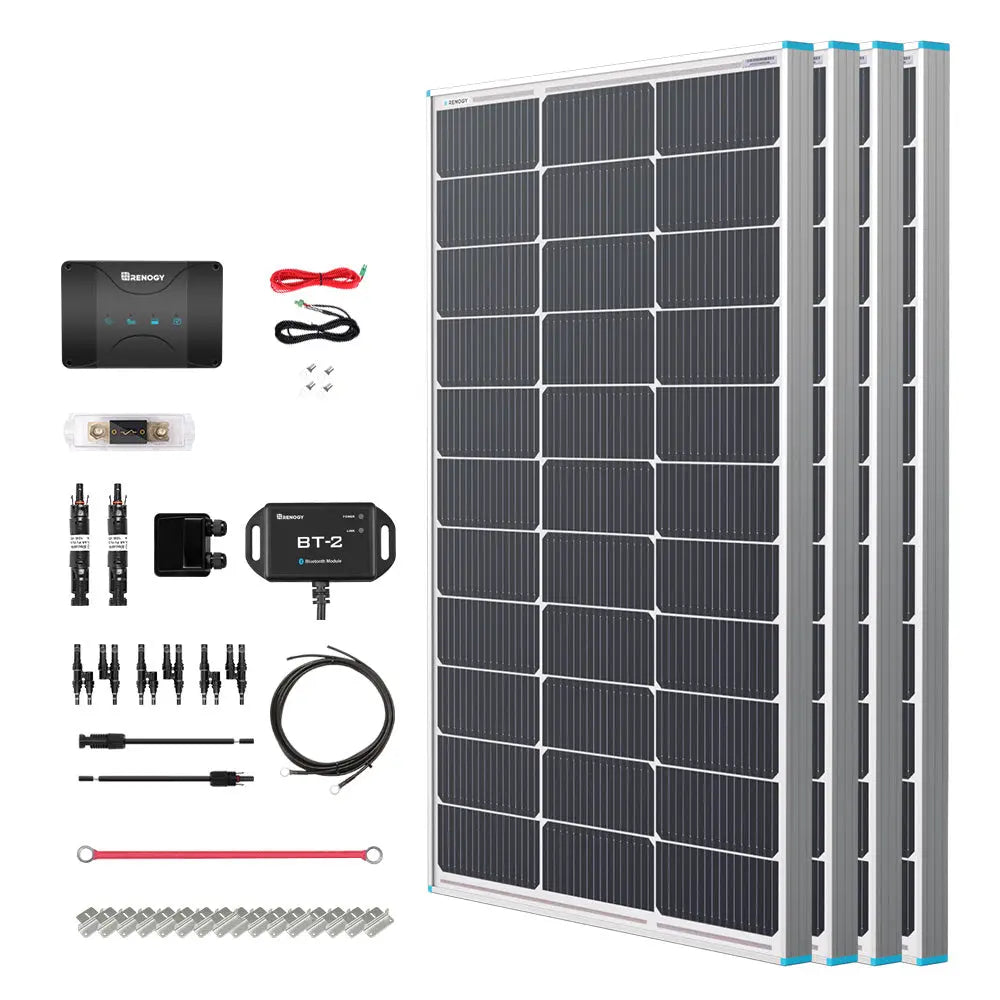 Renogy Customizable RV Solar Kit 400W 12V | DC-DC Battery Charger with MPPT (SC)