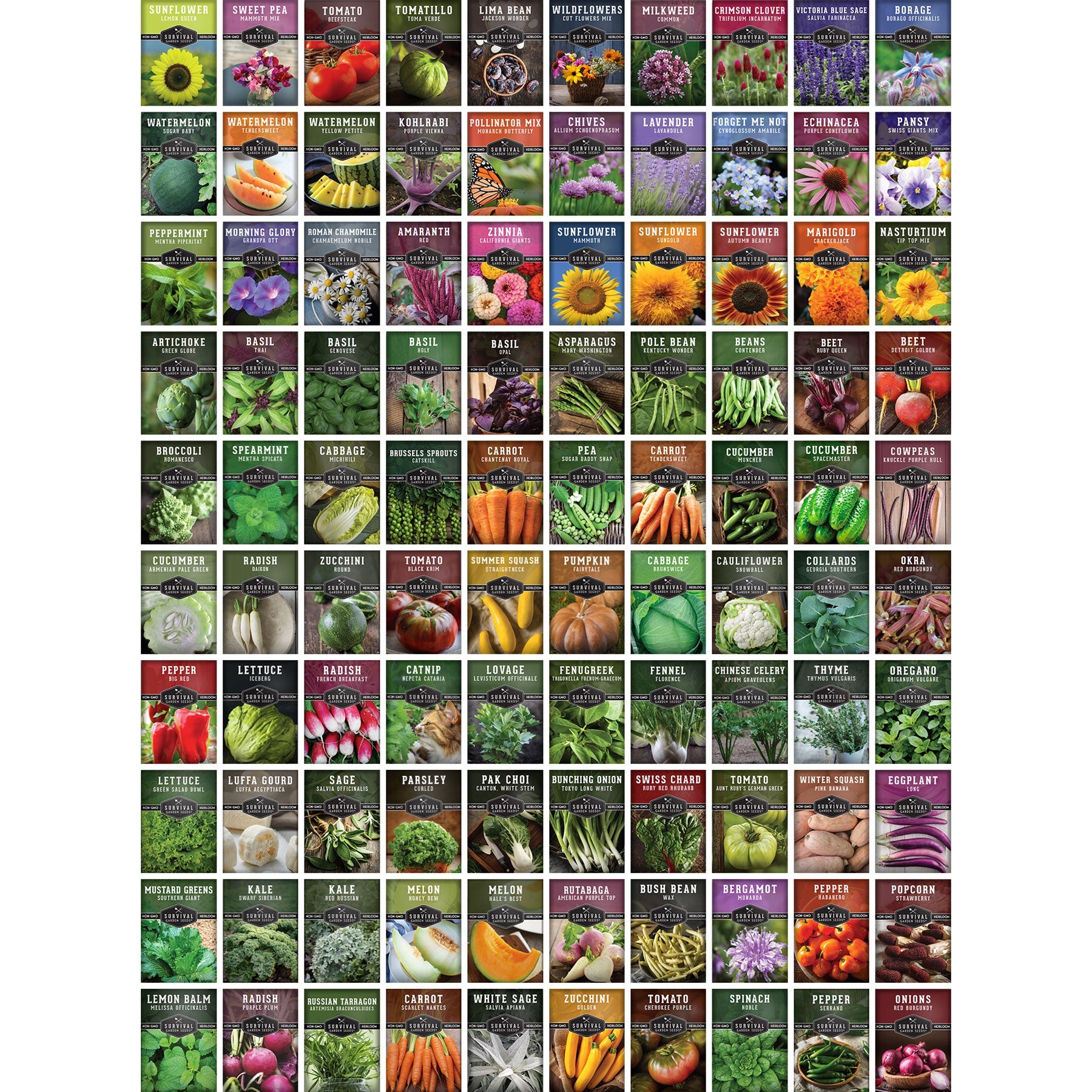 Farmers Survival Seed Vault - 100 Varieties (SC)