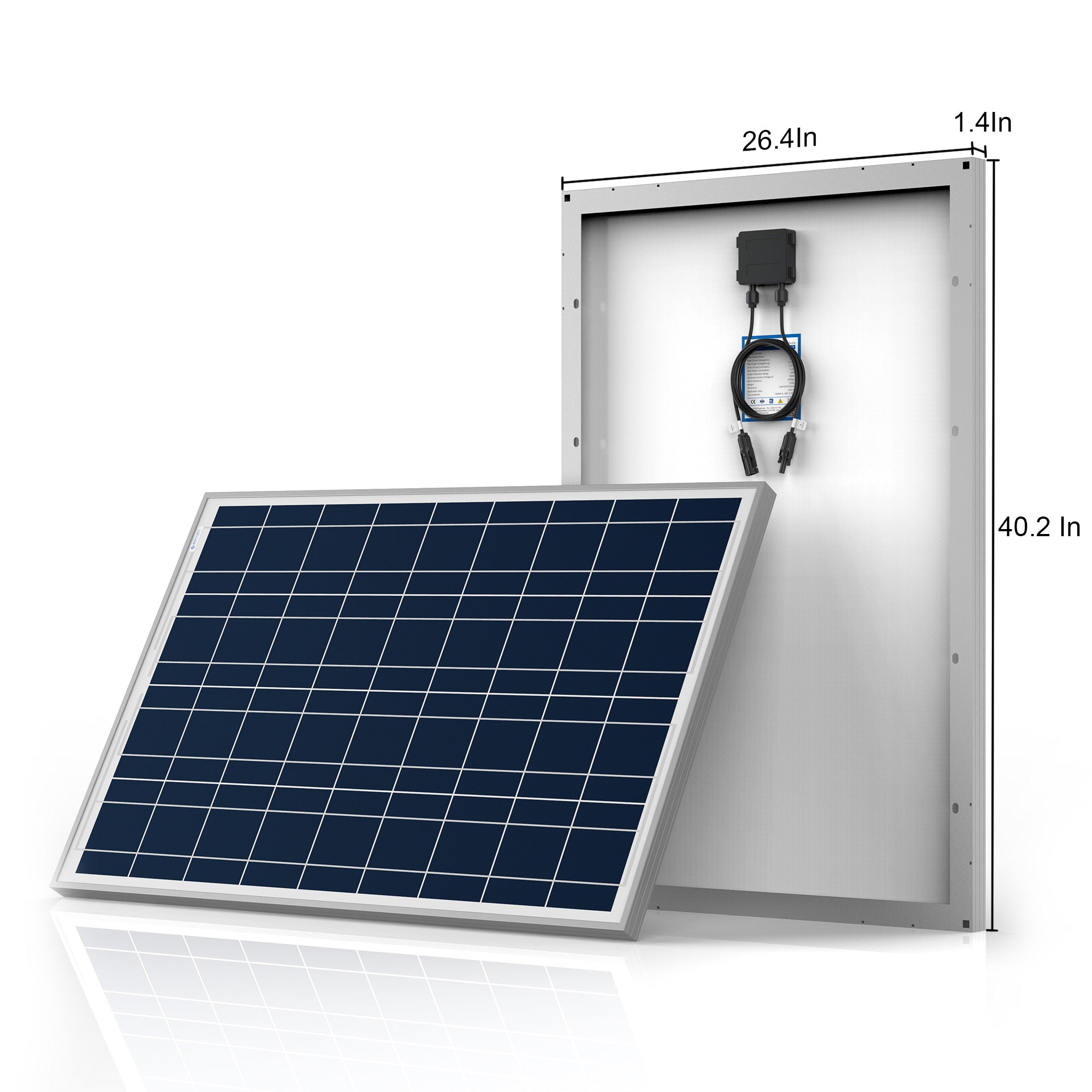 ACOPOWER 12V  Polycrystalline Solar RV Kits + MPPT / PWM Charge Controller (SC)
