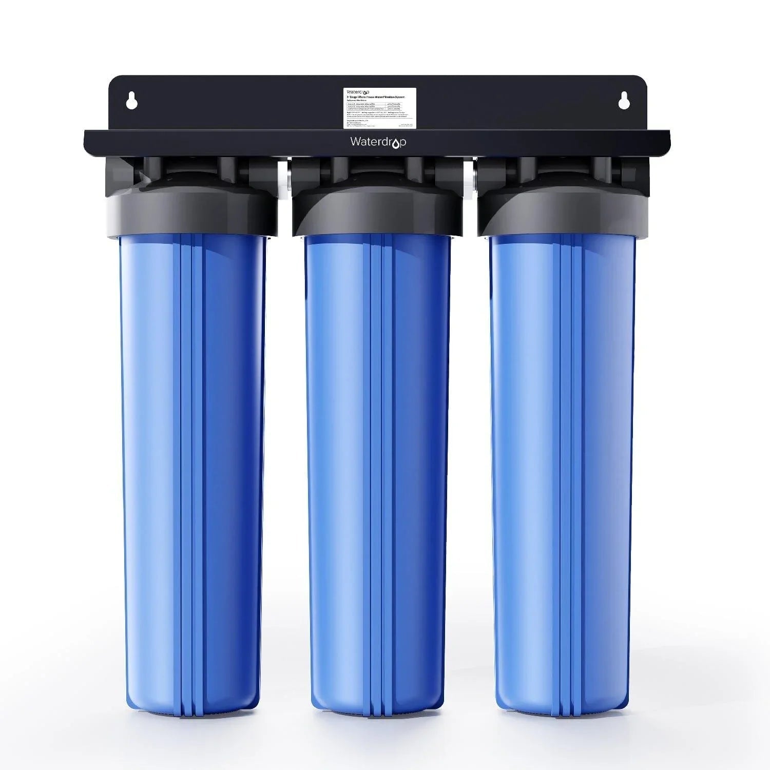 Waterdrop 3-Stage Whole House Water Filter System | Reduce Iron & Manganese (SC)