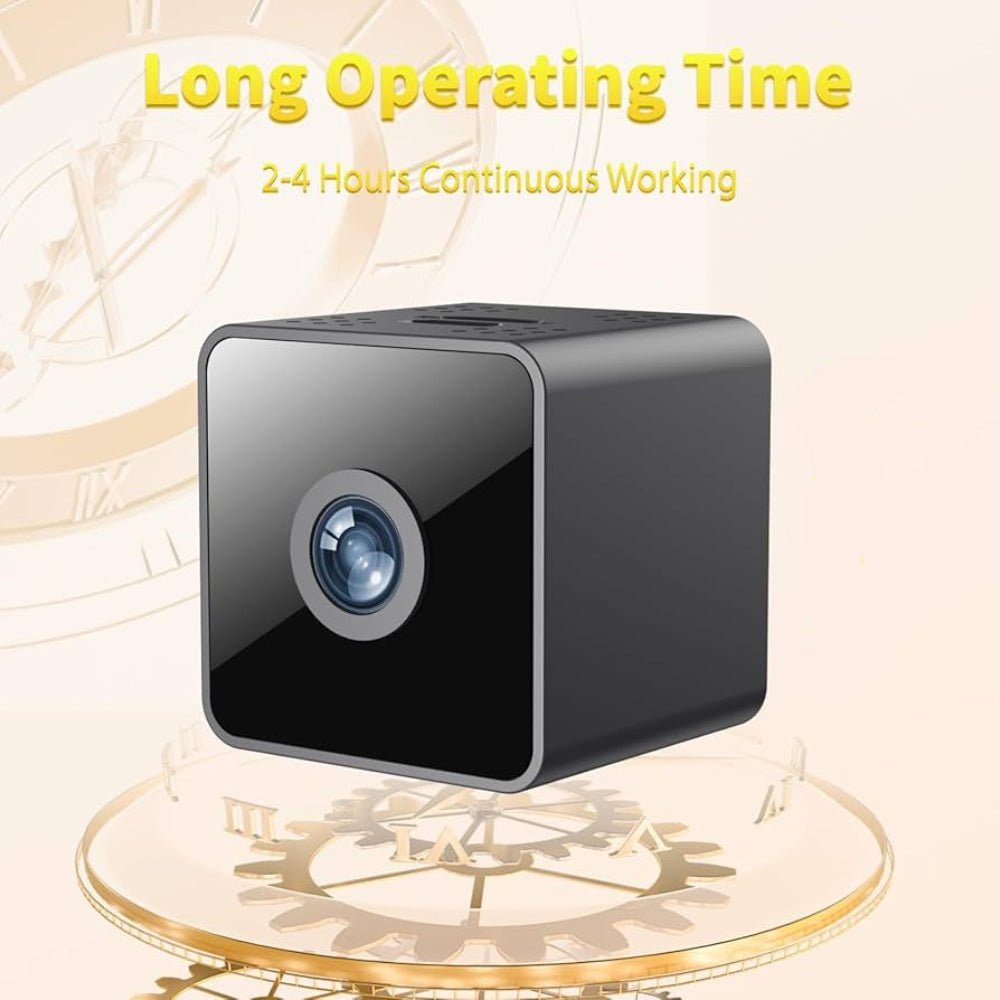 Compact Wireless Security Camera | 1080P HD Video & Night Vision | Indoor Monitoring for Enhanced Safety