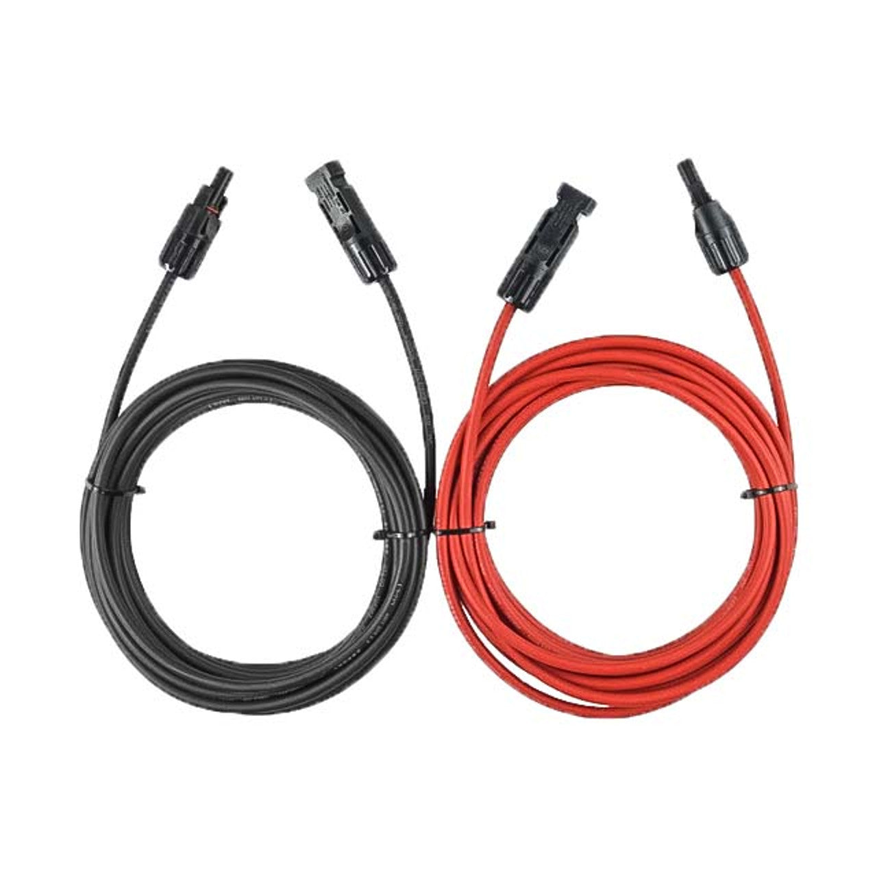 11ft 10AWG PV Wire Extension | Black & Red (SC)