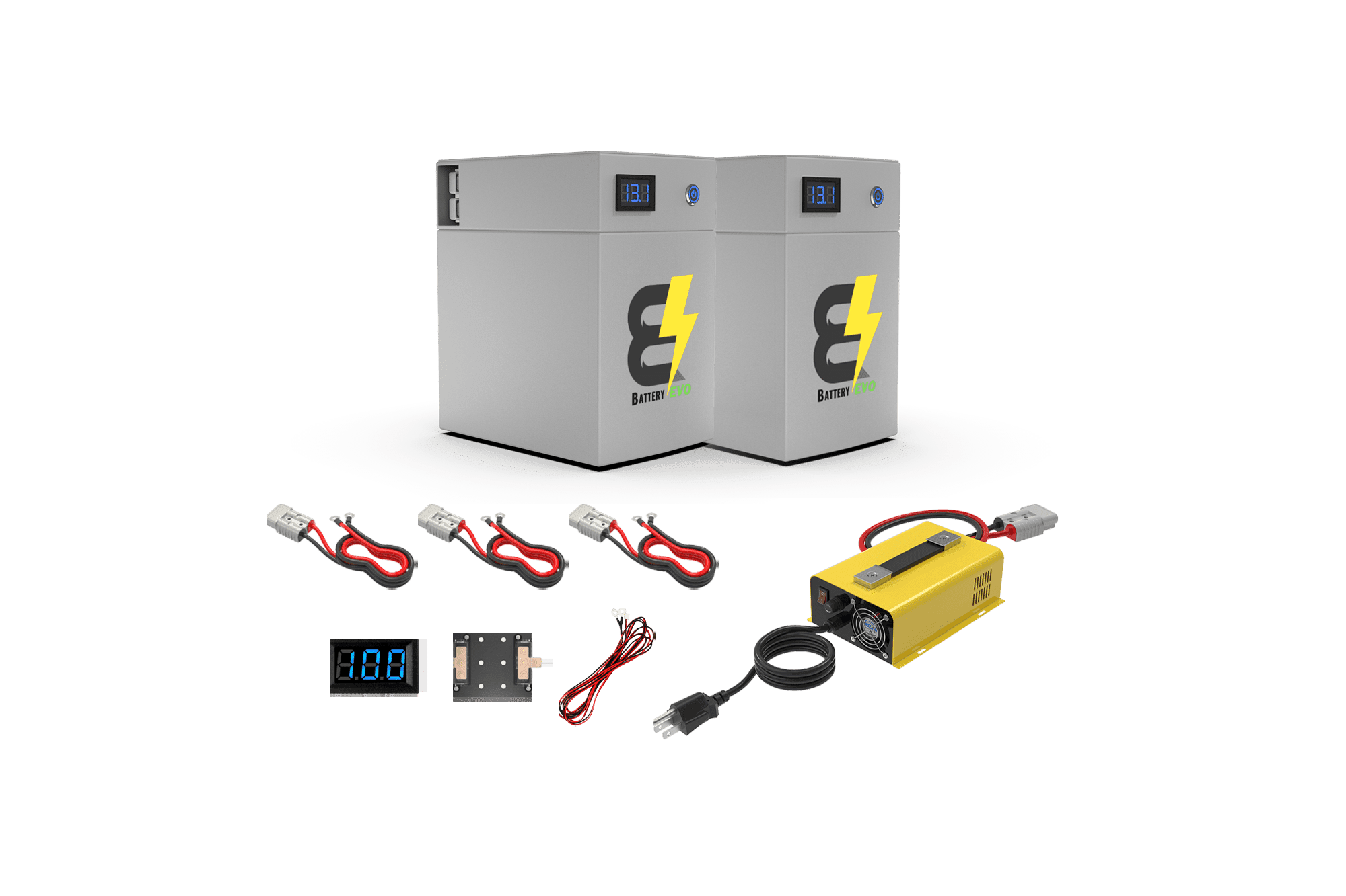 BatteryEVO 12V OWL Max 2 2x Battery Kit (460Ah - 6 kWh) (SC)