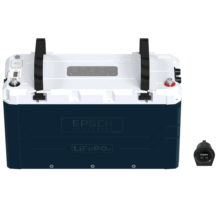 Epoch Battery 12V 460Ah V2 Elite Series - Heated & Bluetooth & Victron Comms LiFePO4 Battery (SC)