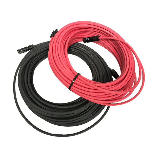 50ft 10 AWG Copper PV Wire | Black and Red (SC)