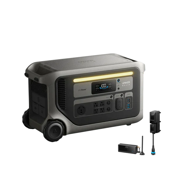 Anker SOLIX F3000 Portable Portable Power Station + Power Saver Kits (SC)