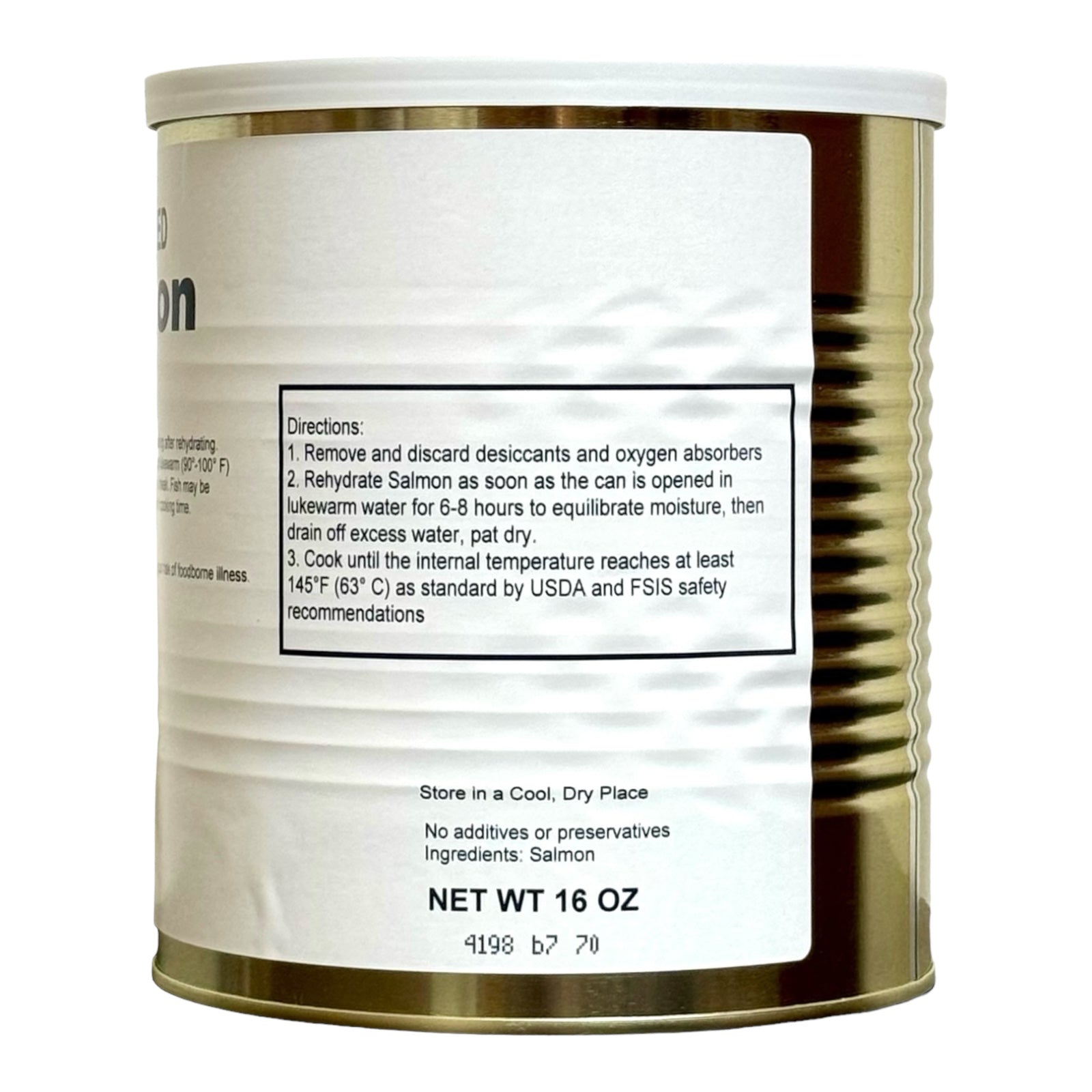 Military Surplus Freeze Dried Salmon Fillets (SC)