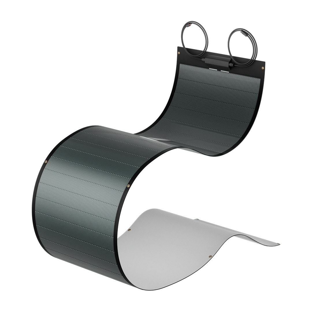 BougeRV Yuma 100W CIGS Thin-film Flexible Solar Panel with Pre-Punched Holes (Long Version) (SC)