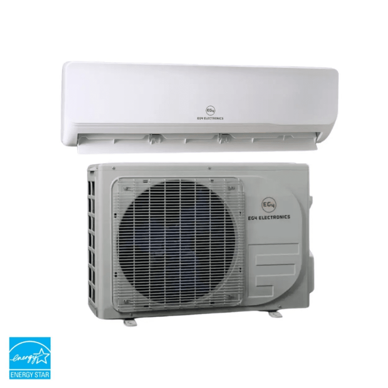 EG4 9K Mini-Split Air Conditioner & Heat Pump | 9,000 BTU | SEER2 29.5 | Plug-n-Cool DIY Install | 5-Year Warranty