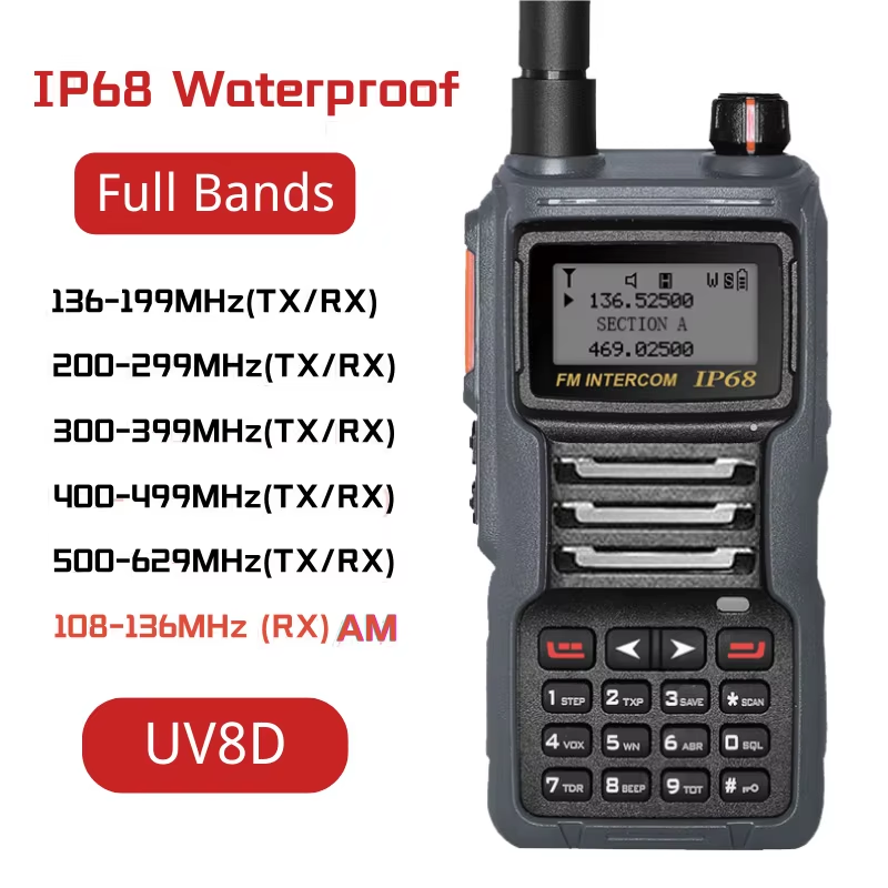 Ruyage Radio 8W Waterproof Walkie-Talkie(UV8D) (SC)
