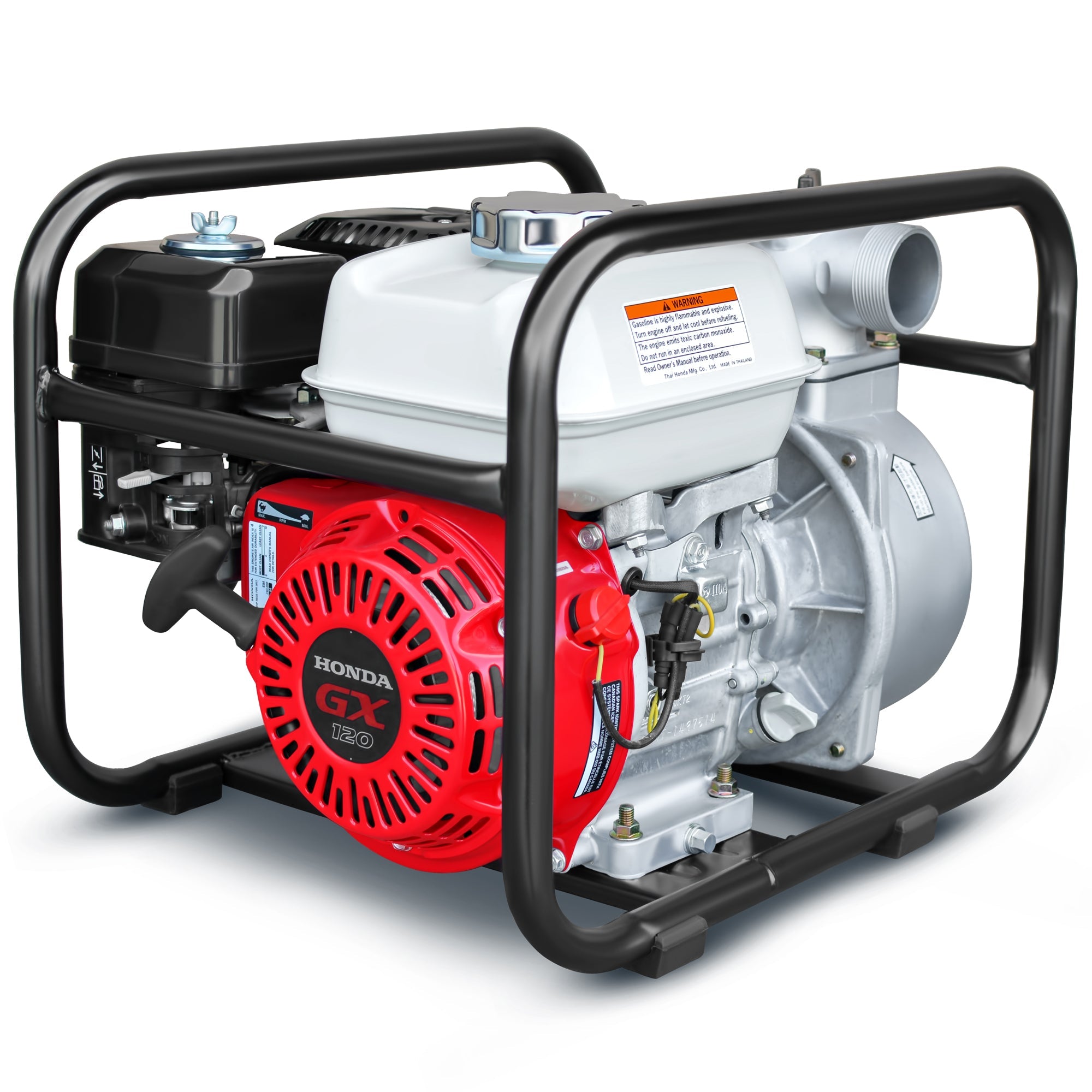 2 Inch Trash Water Pump 164 GPM 3.5HP GX120 powered by Honda Portable Utility (SC)