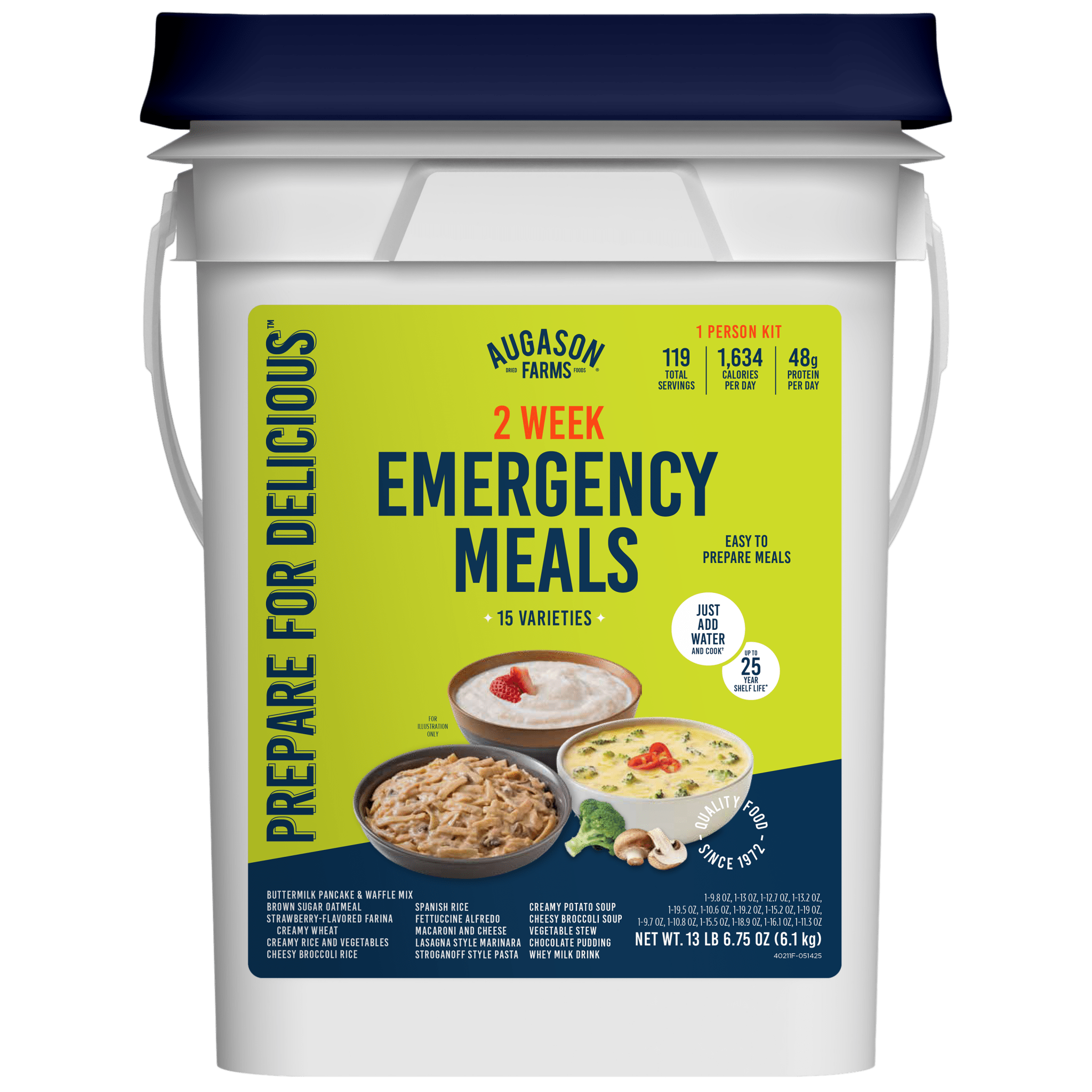 2-Week 1-Person Emergency Food Supply Kit, 119 (SC)Servings