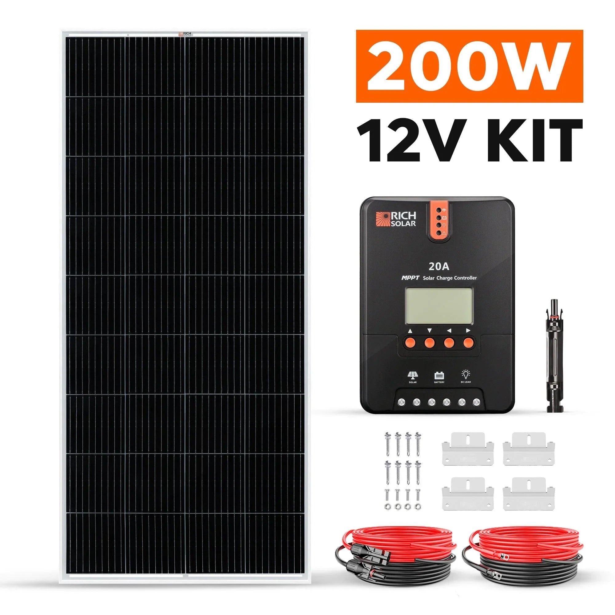 Rich Solar - 200 Watt Solar Kit (SC)
