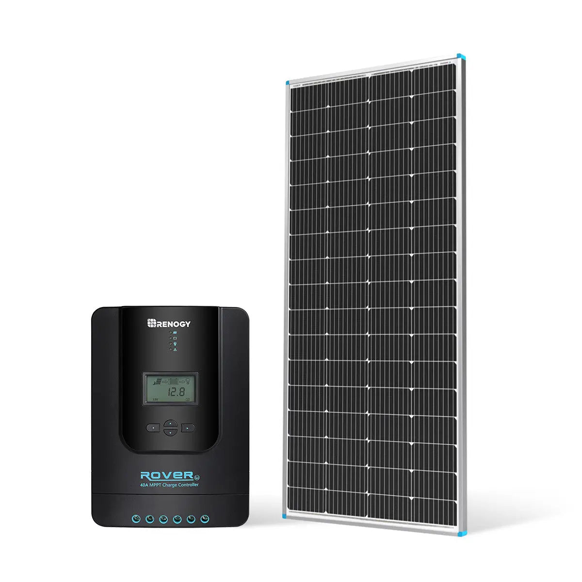 Renogy 200 Watt 12 Volt Monocrystalline Solar Panel with 40 Amp MPPT Charge Controller (SC)