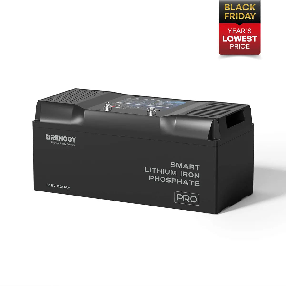 Renogy Pro - 12V 100Ah/200Ah Smart LiFePO4 Battery w/ Bluetooth & Self-Heating (SC)