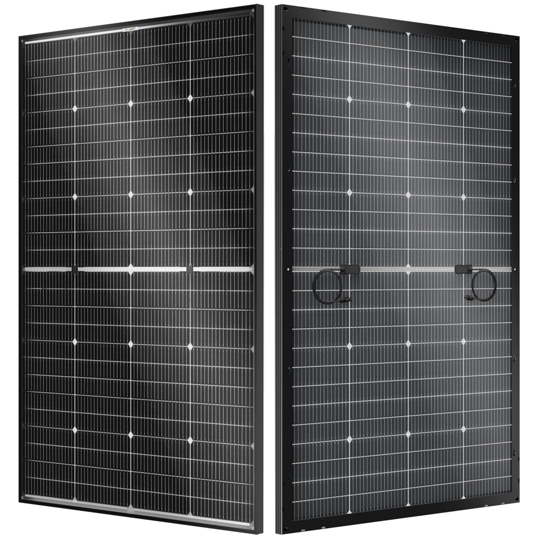 BougeRV N-Type 12V/24V 200 Watt Bifacial 16BB Solar Panel (SC)