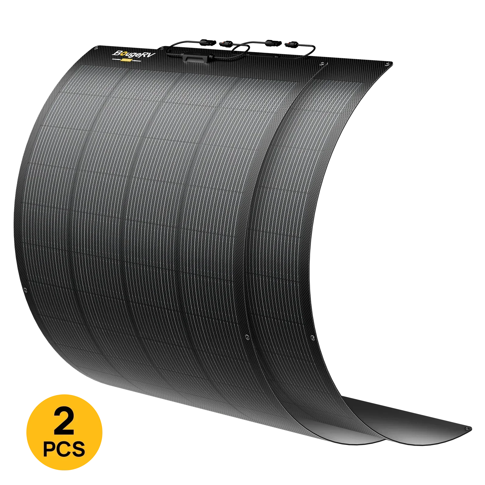 BougeRV Arch Pro 200W N-Type TOPCon Flexible Solar Panel (12V/24V Compatible)