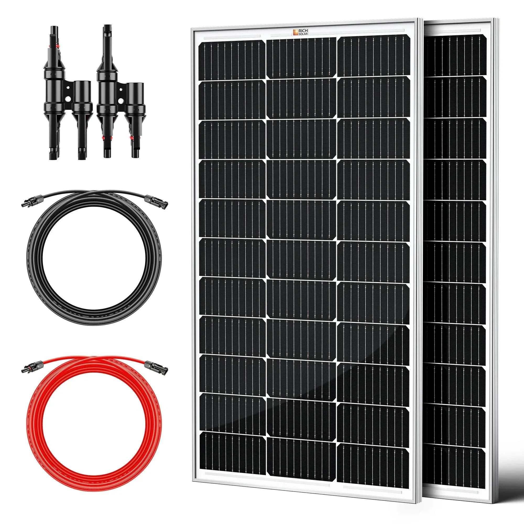 Rich Solar - 200 Watt Solar Kit for Solar Generators Portable Power Stations (SC)