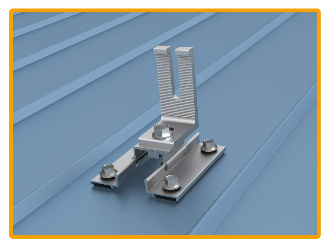 Sunmodo MRB | Metal Roof Mounting Attachment (Rail-Less System) (SC)
