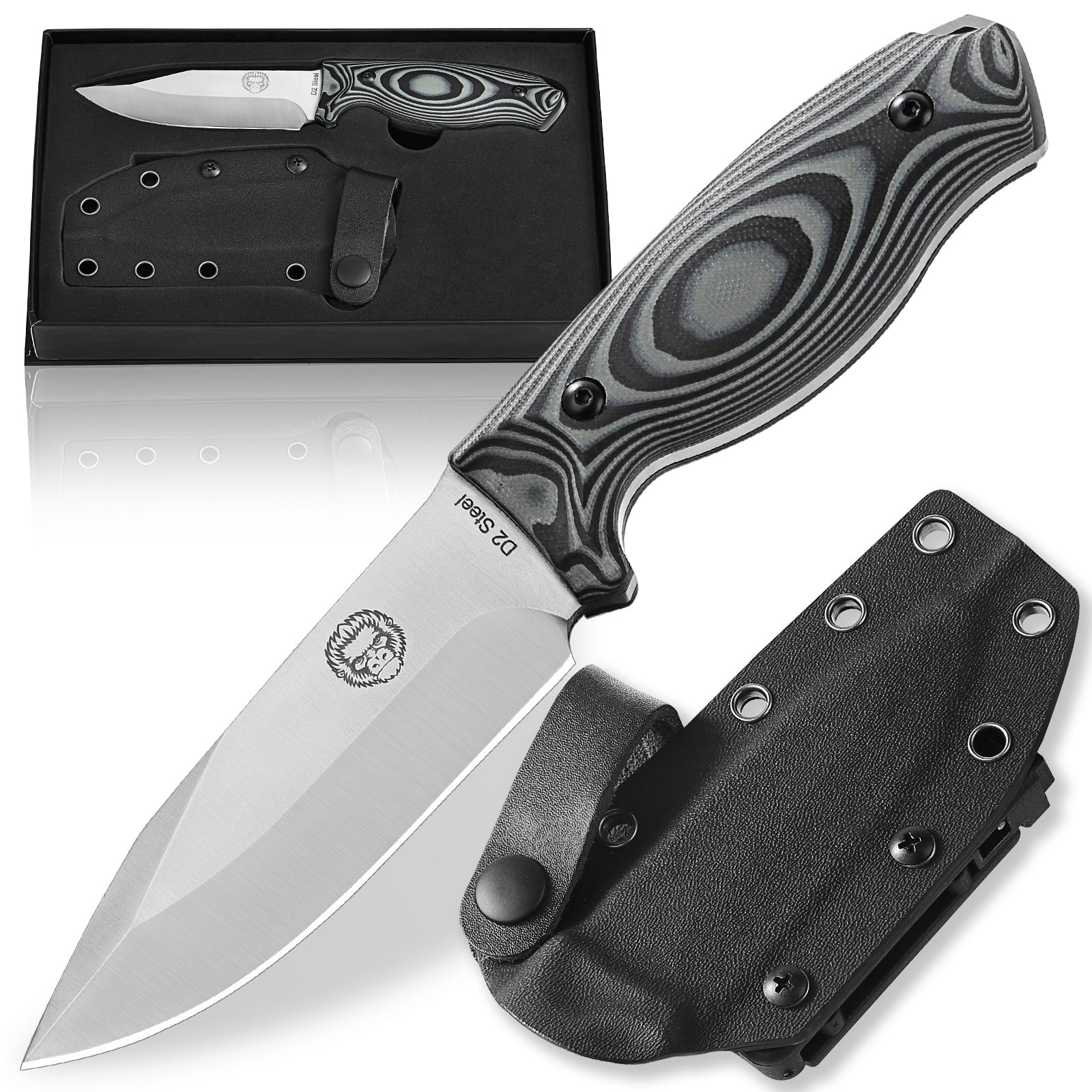 The Naked Silverback Survival Knife Giftset for Men (SC)
