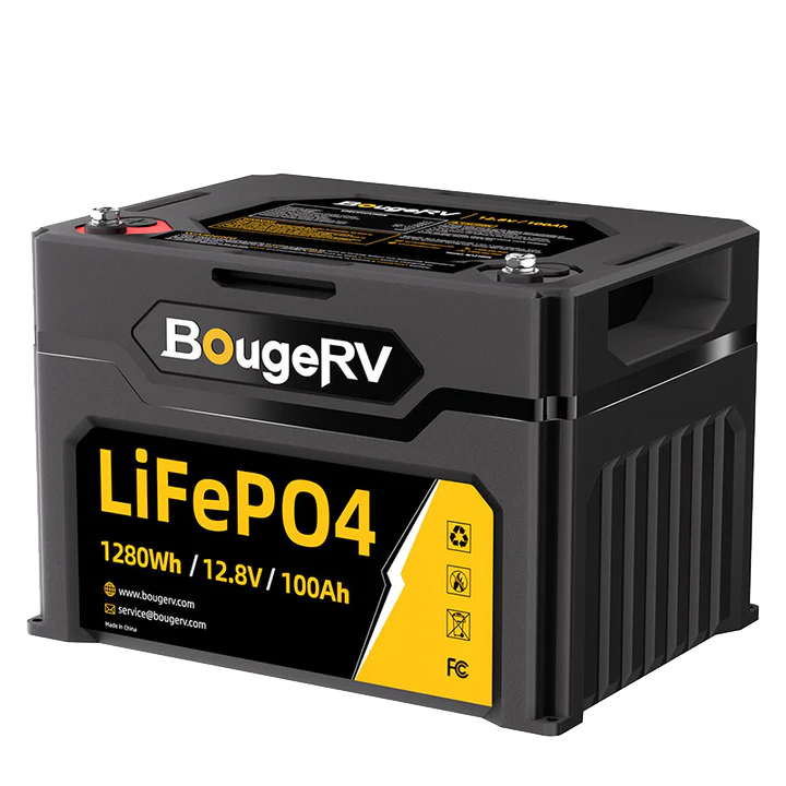 12V 1280Wh/100Ah LiFePO4 Battery (SC)
