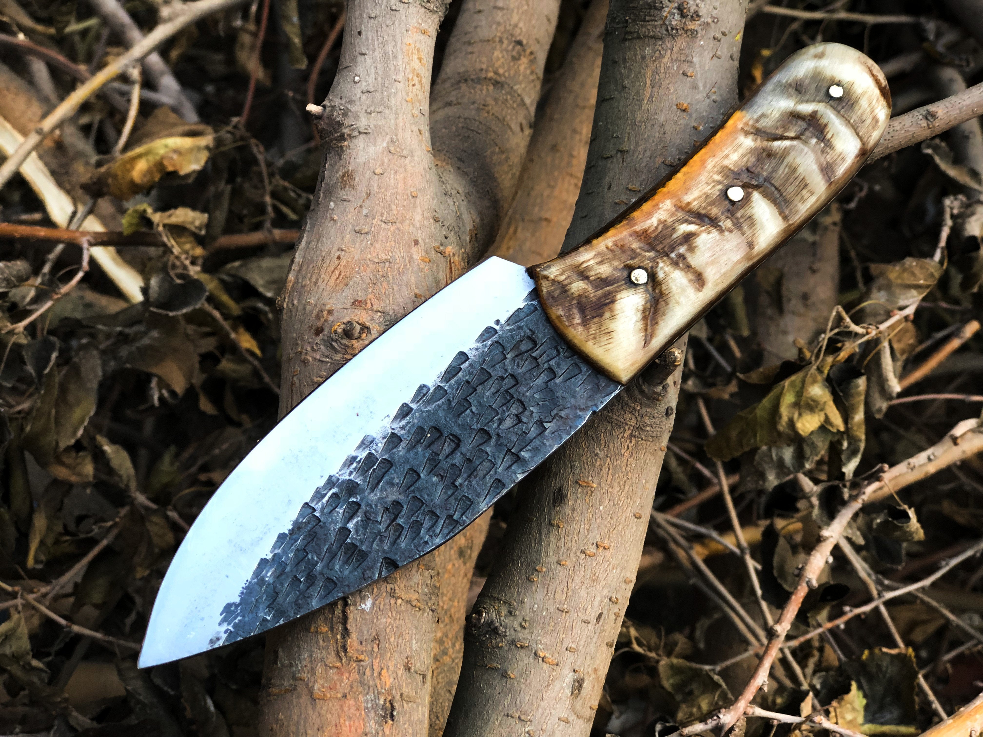 New Full Tang Custom Handmade 1095 Steel Skinner Knife (SC)