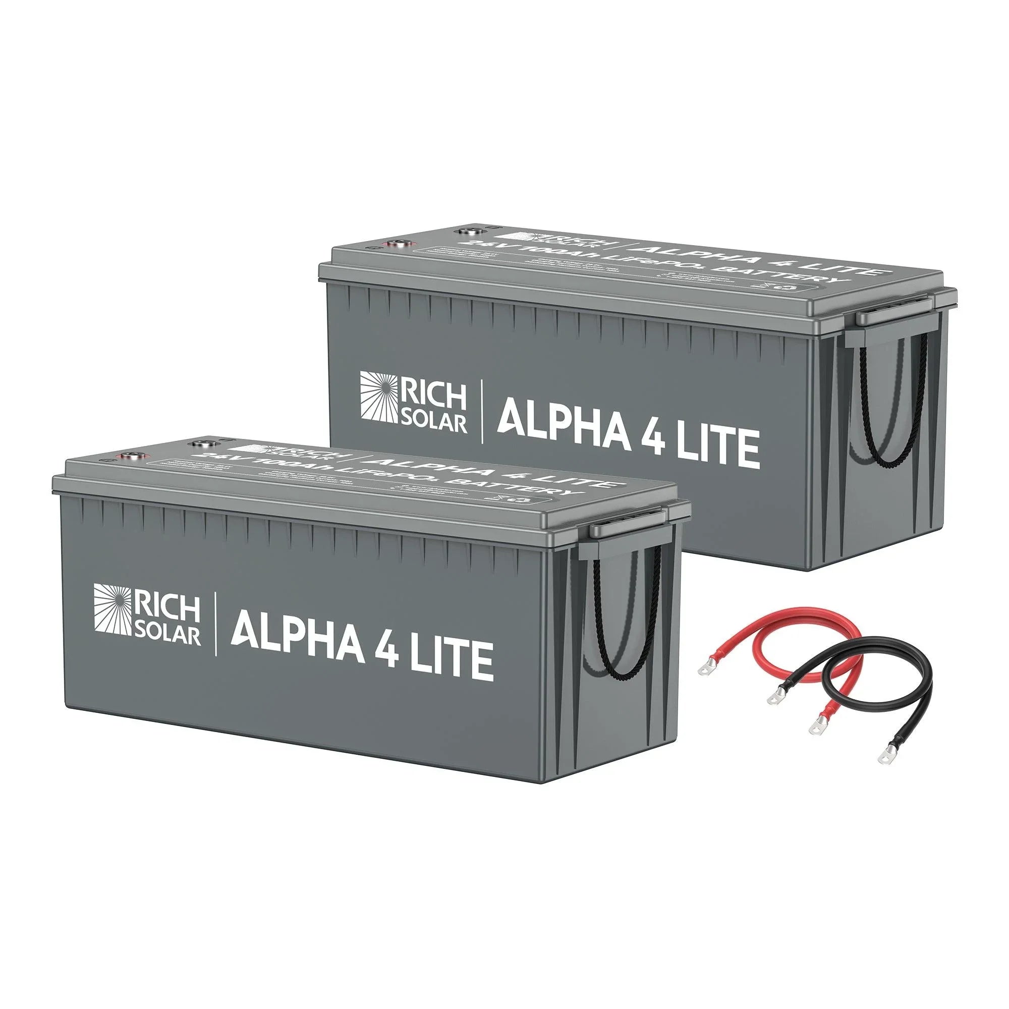 Rich Solar - 24V - 200AH - 5.1kWh Lithium Battery Bank (SC)