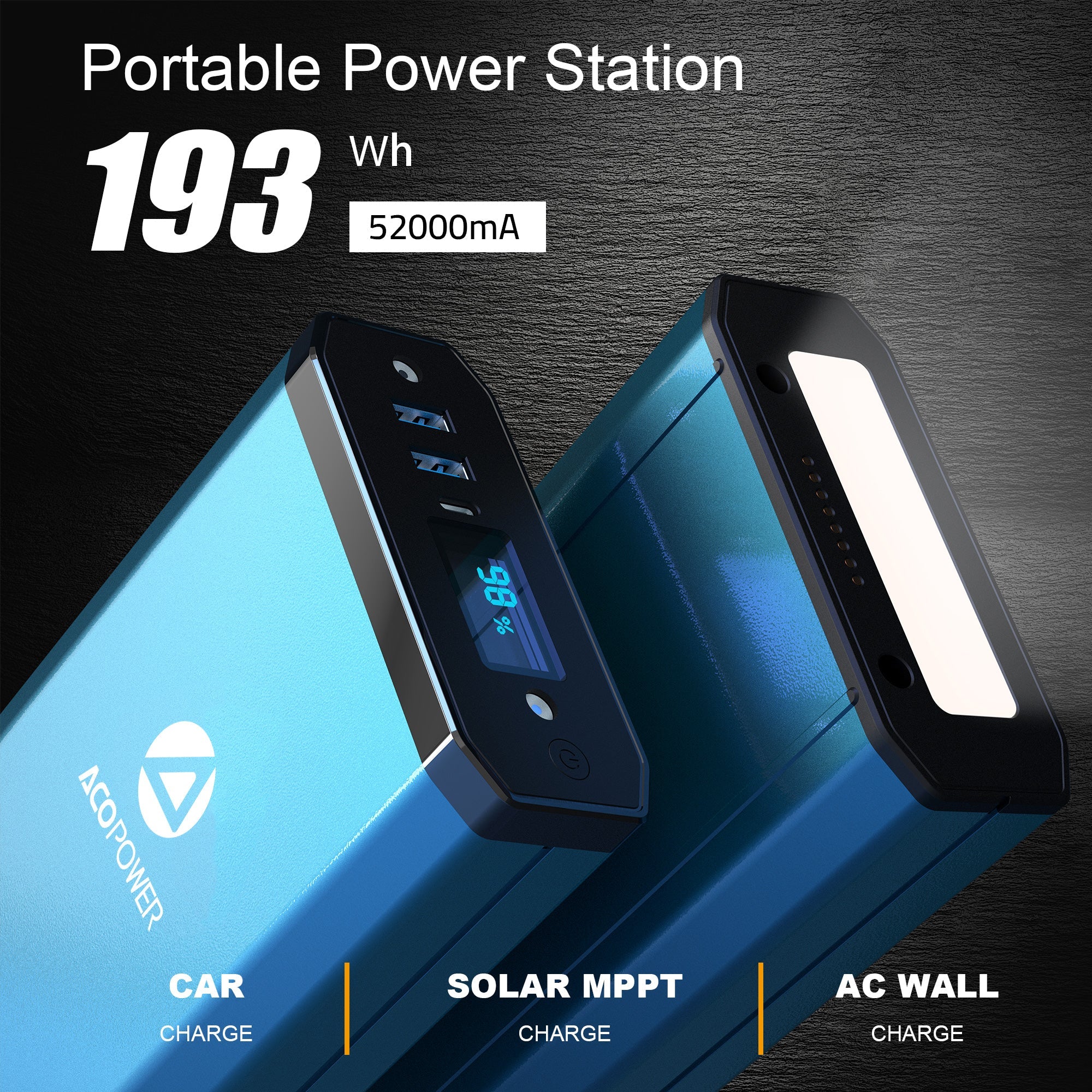 ACOPOWER 193Wh Portable Power Station (SC)