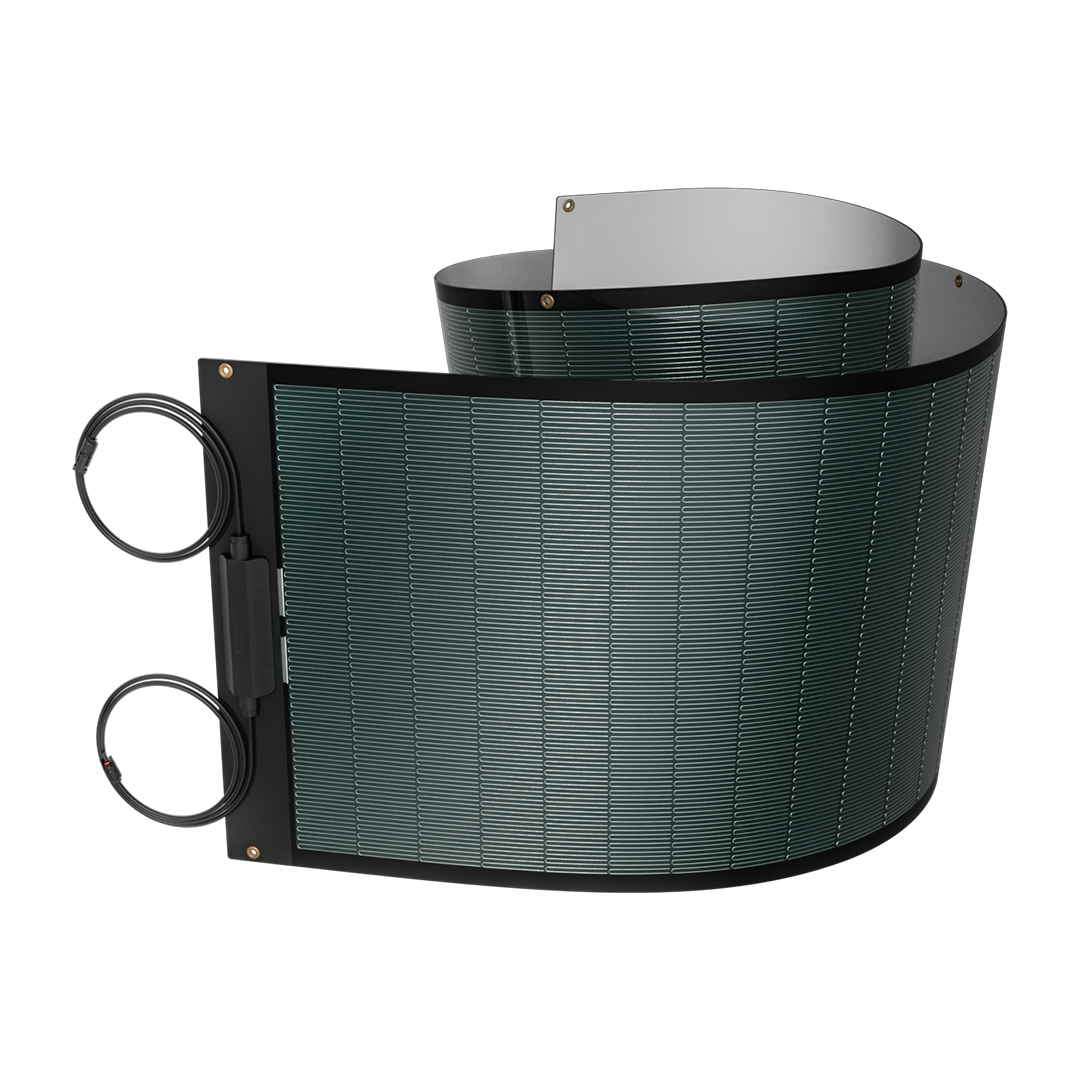 BougeRV Yuma 100W CIGS Thin-film Flexible Solar Panel with Pre-Punched Holes (Long Version) (SC)