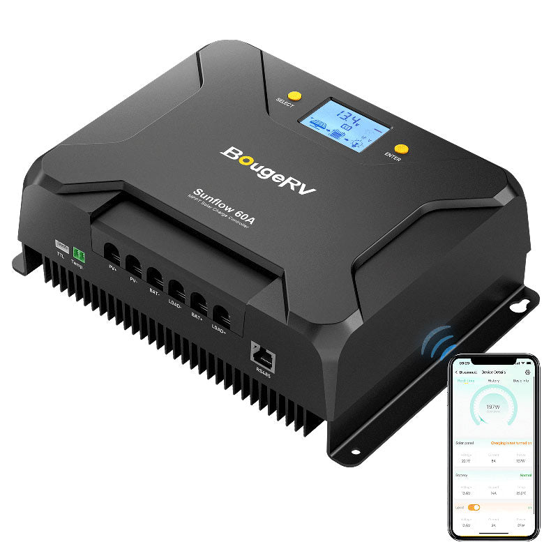 BougeRV Sunflow 60A MPPT Solar Charge Controller 12V/24V (SC)