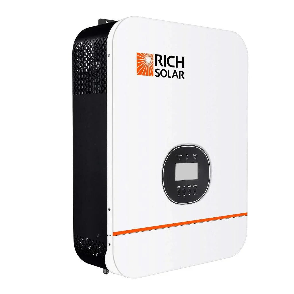 NOVA 3K Watt (3kW) 48 Volt Off-Grid Hybrid Solar Inverter | 3000W 48V Hybrid Inverter for RVs, Cabins, Tiny Homes, Off-Grid (SC)