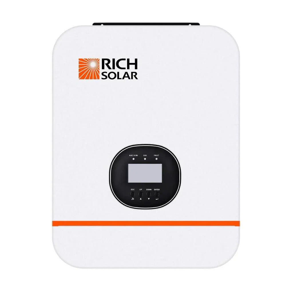 NOVA 3K Watt (3kW) 48 Volt Off-Grid Hybrid Solar Inverter | 3000W 48V Hybrid Inverter for RVs, Cabins, Tiny Homes, Off-Grid (SC)
