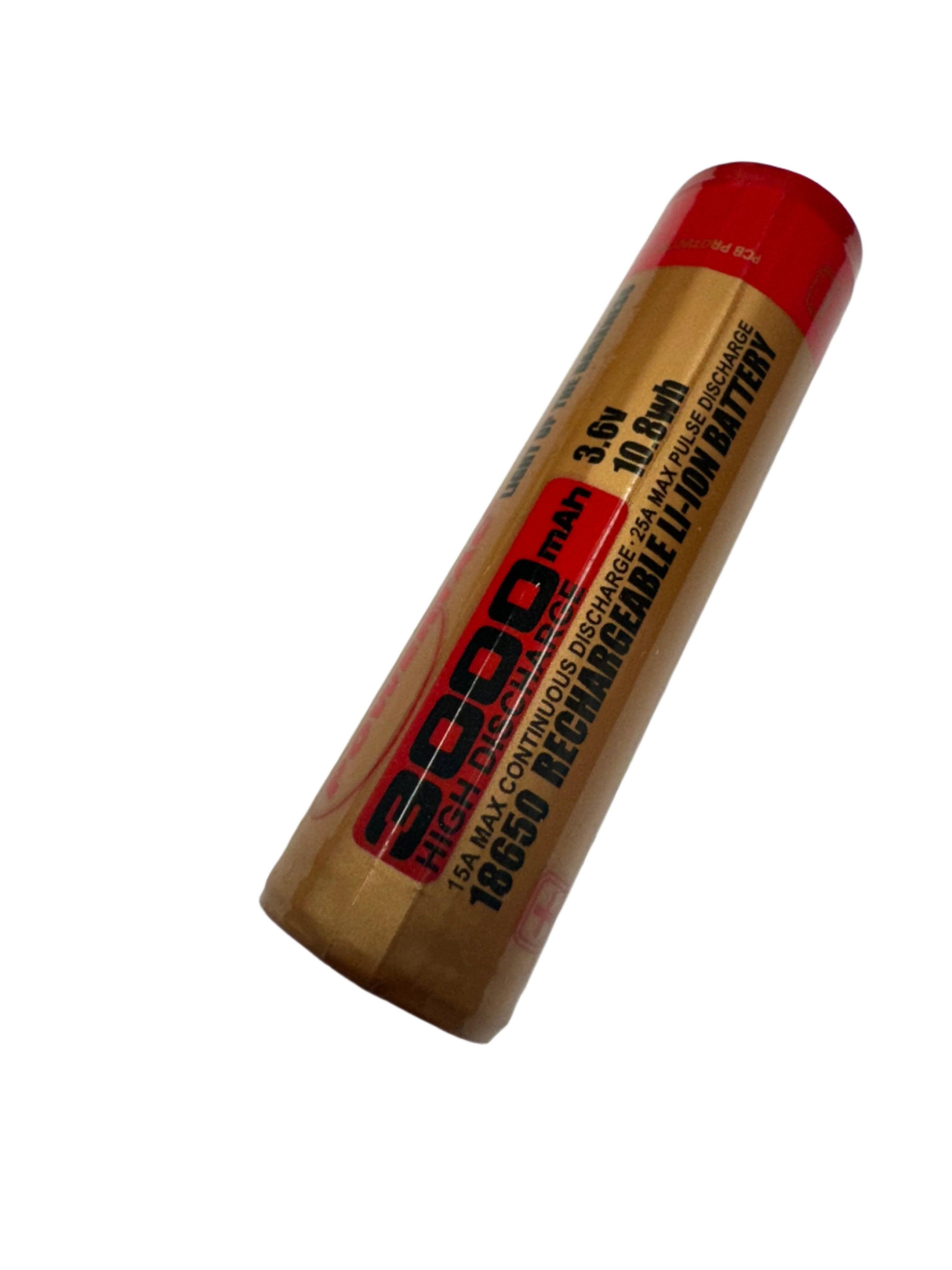 3000 mAh High Capacity 18650 Battery (SC)