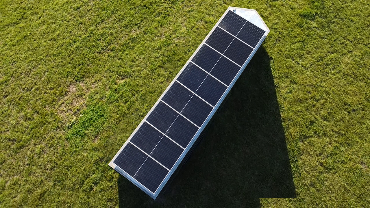 36' Enclosed SOLAR POWERED Offgrid Self-Sufficient Trailer - SOL-ARK 15K with OMO 32K Freedom Lithium Battery (SC)